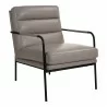 Moe's Home Collection Verlaine Chair Sculptors Clay - Front Side Angle - Moe's Home Collection Verlaine Chair Sculptors Clay - Front Side Angle