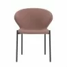 Sunpan Eric Dining Chair in Abbington Blush Purple - Set of Two - Front Angle - Sunpan Eric Dining Chair in Abbington Blush Purple - Set of Two - Front Angle