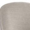 Sunpan Holland Office Chair - Zenith Taupe Grey / Taupe Sky - Closeup Top Angle