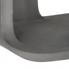 Sunpan Odis End Table Grey - Base Closeup Angle