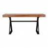Moe's Home Collection Reale Desk - Walnut - Front Angle