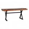 Moe's Home Collection Reale Desk - Walnut - Front Side Angle