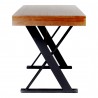 Moe's Home Collection Reale Desk - Walnut - Side Angle