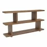 Moe's Home Collection Miri Shelf Small - Walnut - Front Side Angle - Moe's Home Collection Miri Shelf Small - Walnut - Front Side Angle