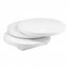 Moe's Home Collection Torno Coffee Table - White - Front Side Angle