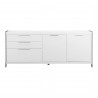 Moe's Home Collection Neo Sideboard - White - Front Angle