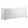 Moe's Home Collection Neo Sideboard - White - Front Side Angle