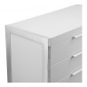 Moe's Home Collection Neo Sideboard - White - Side Closeup Top Angle