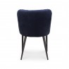 Moe's Home Collection Etta Dining Chair - Dark Blue - Back Angle