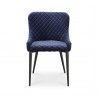 Moe's Home Collection Etta Dining Chair - Dark Blue - Front  Angle