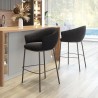 Essen Barstool in Black & Bronze-Lifestyle 1