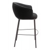 Essen Barstool in Black & Bronze-Side View 1
