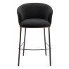 Essen Barstool in Black & Bronze-Front View 1