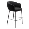Essen Barstool in Black & Bronze-Side View 2