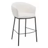 Essen Barstool in Ivory- Front view 1 - Essen Barstool in Ivory- Front view 1