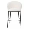 Essen Barstool in Ivory- Front view 2 - Essen Barstool in Ivory- Front view 2
