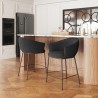 Essen Counter Stool in Black & Bronze- Lifestyle 1
