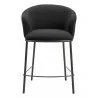 Essen Counter Stool in Black & Bronze- Front View 2 - Essen Counter Stool in Black & Bronze- Front View 2