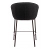 Essen Counter Stool in Black & Bronze- Back View 1