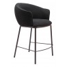 Essen Counter Stool in Black & Bronze- Side View 3