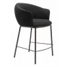 Essen Counter Stool in Black & Bronze- Side View 3 - Essen Counter Stool in Black & Bronze- Side View 3