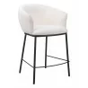Essen Counter Stool in Ivory-Front View 1 - Essen Counter Stool in Ivory-Front View 1