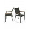 Bellini Home and Garden Essence Dining Chairs - Dimensions