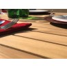 Bellini Home and Garden Essence Dining Table - Tabletop Wood Close-up