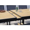 Bellini Home and Garden Essence Dining Table - Semi Extended - Close-up