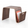 Manhattan Comfort Brookside 25.6 in. Rectangle Plywood and Ash Veneer End Table