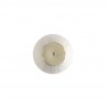 Manhattan Comfort Modern Anderson End Table 2.0 Upholstered in Cream Bottom