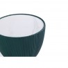 Manhattan Comfort Modern Anderson End Table 2.0 Upholstered in Green Half