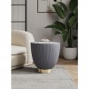 Manhattan Comfort Modern Anderson End Table Grey