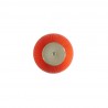 Manhattan Comfort Modern Anderson End Table 2.0 Upholstered in Orange Bottom