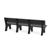 Polly Products Economizer Traditional Backed Bench Back - Polly Products Economizer Traditional Backed Bench Back
