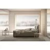 J&M Furniture Evergreen Light Taupe Queen Upholstered Platform Bed 001 - J&M Furniture Evergreen Light Taupe Queen Upholstered Platform Bed 001
