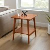 Greenington Antares End Table, Amber - Lifestyle