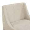 Sunpan Dionne Counter Stool in Monument Oatmeal - Closeup Top An gle