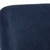 Sunpan Kenna Office Chair in Belfast Navy - Closeup Top Angle - Sunpan Kenna Office Chair in Belfast Navy - Closeup Top Angle