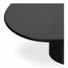 Moe's Home Collection Eden Coffee Table in Black - Edge Close-up - Moe's Home Collection Eden Coffee Table in Black - Edge Close-up