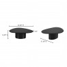 Moe's Home Collection Eden Coffee Table in Black - With Dimensions