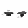 Moe's Home Collection Eden Coffee Table in Black - With Dimensions - Moe's Home Collection Eden Coffee Table in Black - With Dimensions