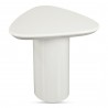 Moe's Home Collection Eden Accent Table, Ivory Lacquer - Front Side Angle