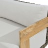 Sunpan Potenza Sofa - Palazzo Cream - Closeup Top Angle