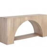 Sunpan Salma Console Table - Front Side Angle