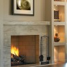 Mr. Bar-B-Q UniFlame® 5 Piece Black Wrought Iron Fireset