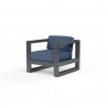 Redondo Club Chair in Spectrum Indigo, No Welt - Front Side Angle
