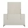 Alpine Furniture Bradley 6 Drawer Dresser in Antique White - Back View - Alpine Furniture Bradley 6 Drawer Dresser in Antique White - Back View