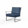 Provence Club Rocker in Spectrum Indigo w/ Self Welt - Front Side Angle - Provence Club Rocker in Spectrum Indigo w/ Self Welt - Front Side Angle