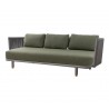 Cane-Line Moments 3-Seater Sofa INDOOR Green